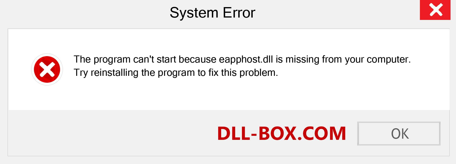  eapphost.dll file is missing?. Download for Windows 7, 8, 10 - Fix  eapphost dll Missing Error on Windows, photos, images